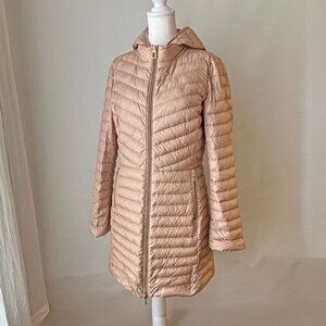 GEOX dusty rose pink packable parka